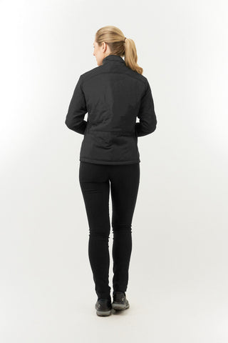 Pure Golf Bronwyn Quilted Ladies Golf Jacket - Black