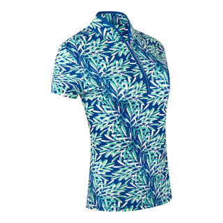Short Sleeve Polo Shirt - Floating Palms Yale