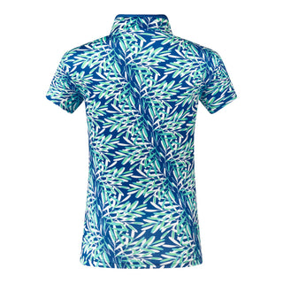 Short Sleeve Polo Shirt - Floating Palms Yale