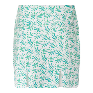 Alda Pull-On Golf Skort - Floating Palms Ivory