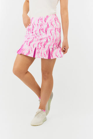 Alda Pull-On Golf Skort - Rose Water