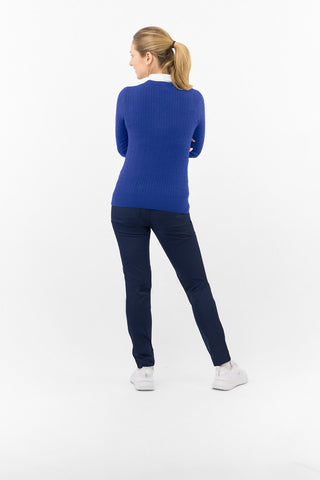 Pure Golf Suzie Summer Weight Jumper - Yale Navy