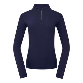 Pure Golf Ladies Iris Soft Fleece Golf Quarter Zip - Navy