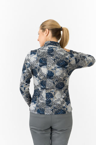 Pure Golf Ladies Amy Soft Golf Roll Neck - Quiet Glade