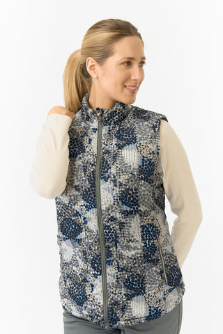 Pure Golf Ladies Eve Reversible Gilet- Quiet Glade