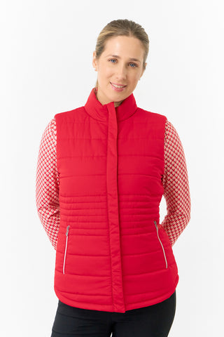 Pure Golf Ladies Eve Reversible Gilet- Woven Chantilly