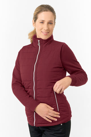Pure Golf Ladies Hemisphere Gilet- Merlot