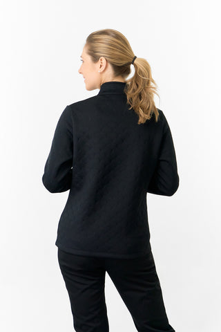 Pure Golf Ladies Lola Lined Textured Winter Jacket - Black