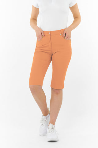 Trust2 Ladies Bermuda Golf Shorts - Cantaloupe