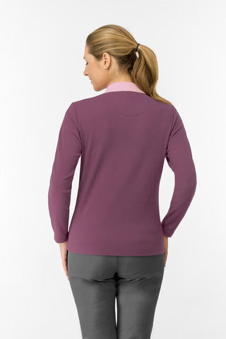 Jane Super Soft Quarter Zip Jumper - Deep Sugar Plum