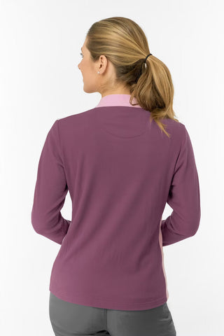 Jane Super Soft Quarter Zip Jumper - Deep Sugar Plum