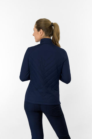Jessica Stretch Panel Jacket - Navy