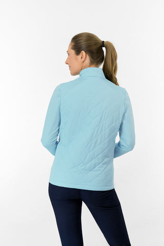 Jessica Stretch Panel Jacket - Retro Blue