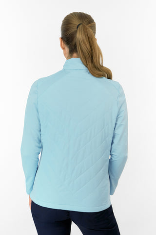 Jessica Stretch Panel Jacket - Retro Blue