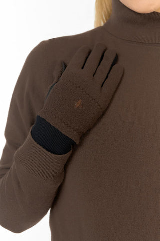 Glacier Fleece Gloves (Pair) - Cocoa Powder