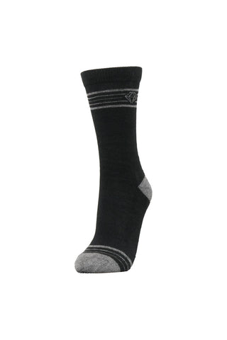 3 Pack Tricia Crew Socks - Black, White & Grey