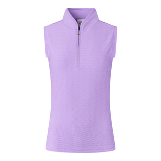 River Sleeveless Ladies Golf Polo Shirt - Lilac