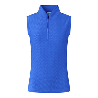 River Sleeveless Ladies Golf Polo Shirt - Royal Blue