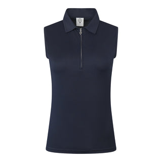 Thrive Ladies Sleeveless Golf Polo Shirts - Navy