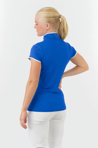 Bloom2 Ladies Cap Sleeve Polo Shirt - Royal Blue