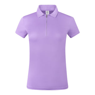 Thrive Cap Sleeve Women's Golf Polo Shirt - Lilac