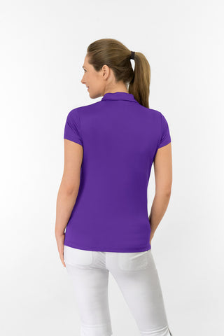 Thrive2 Short Sleeve Ladies Golf Polo Shirt - Purple