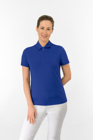 Thrive Cap Sleeve Women's Golf Polo Shirt - Yale Navy