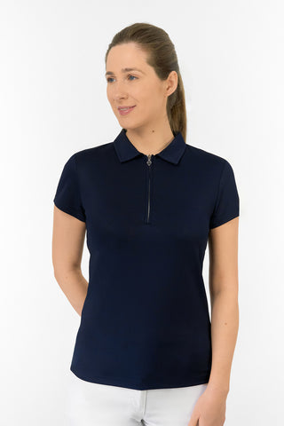 Thrive2 Short Sleeve Ladies Golf Polo Shirt - Navy
