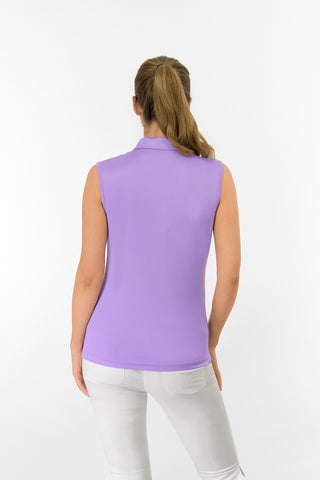 Thrive2 Sleeveless Ladies Golf Polo Shirt - Lilac