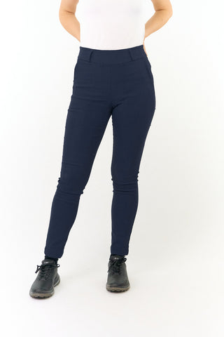 Charm 2 4-Way Stretch Ladies Golf Trousers (Pull On) - Navy