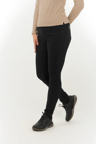 Pure Golf Pull On Ladies Golf Trousers - Black