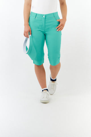 Bermuda Ladies Golf Shorts - Ocean Blue