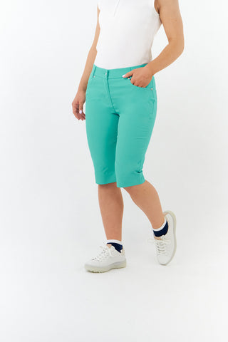 Bermuda Ladies Golf Shorts - Ocean Blue