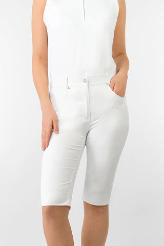 Trust2 Bermuda Ladies Golf Shorts - White