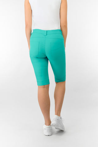 Bermuda Ladies Golf Shorts - Ocean Blue