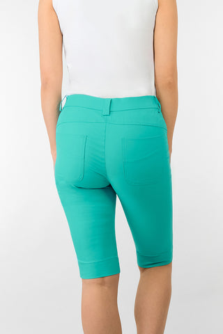Bermuda Ladies Golf Shorts - Ocean Blue