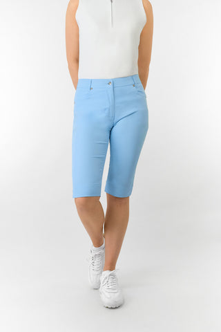 Pure Golf Ladies Bermuda Shorts - Pale Blue