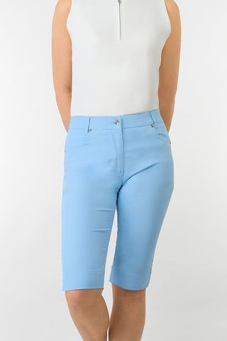 Pure Golf Ladies Bermuda Shorts - Pale Blue