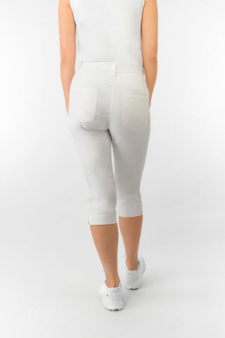 Trust2 Ladies Golf Capri's - White
