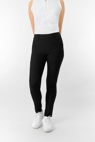 Pure Golf Pull On Ladies Golf Trousers - Black