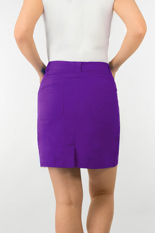 Pure Golf Calm Ladies Golf Skort - Purple