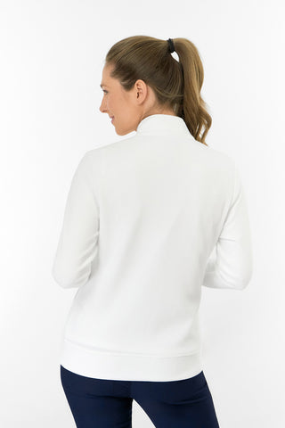 Priya Ladies Summer Golf Jacket - White