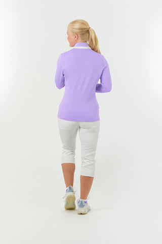 Mist2 Ladies Golf Full Zipped Mid Layer - Lilac