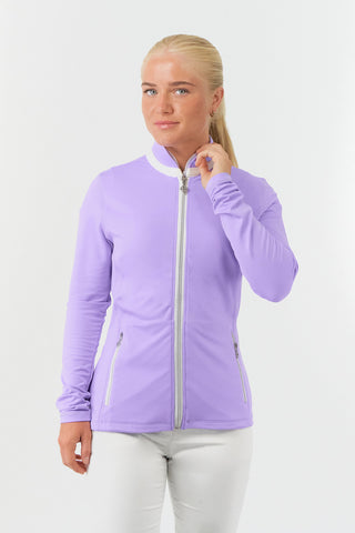 Mist2 Ladies Golf Full Zipped Mid Layer - Lilac