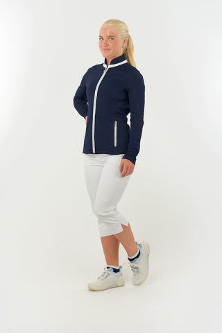 Mist2 Ladies Golf Full Zipped Mid Layer - Navy