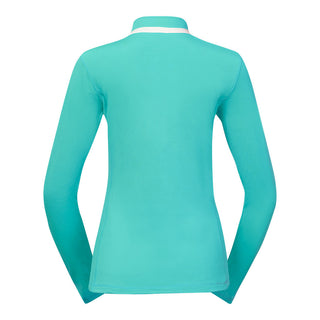 Mist Ladies Golf Full Zip Mid Layer - Ocean Blue