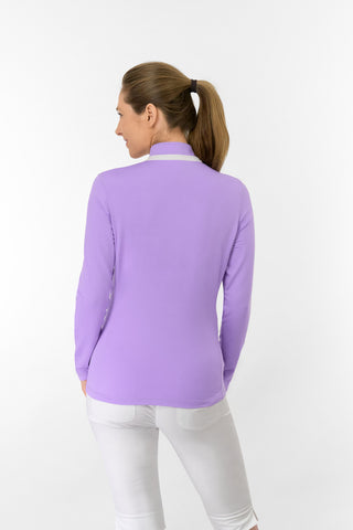 Mist2 Ladies Golf Full Zipped Mid Layer - Lilac