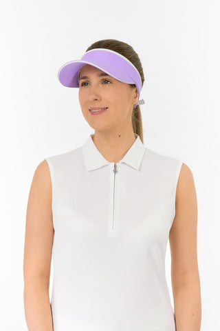 Pure Golf Arielle Telephone wire golf visor with Ball Marker - Lilac