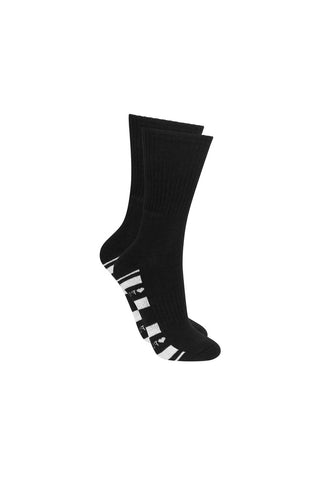Pure Golf 2 Pack Gilda Crew Socks - Black