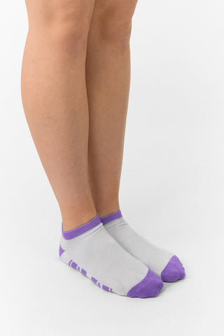 Trixie 3 Pack Ladies Trainer Socks - Lilac